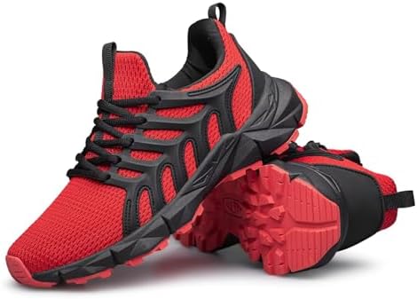 BNR Sneakers Running Walking Hiking Shoes Women Athletic Fitness Training Gym Rubber Memory Foam