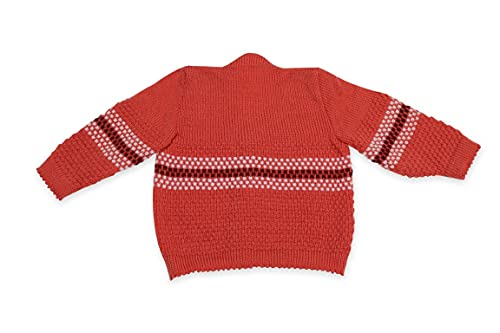 Image of CUBS & HUGS Baby-Boys Wool V-Neck Knitted Sweater Leggings Cap Booties