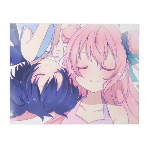 アートパネル ポスター さとう しお ハッピーシュガーライフ アートデリ 壁飾り 壁ポスター 絵画 おしゃれ 玄関やリビング アニメ モダン インテリア装飾 新築飾り 雰囲気 癒し 木枠付きの完成品 40*50cm