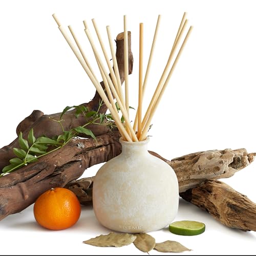 BLUEME-Bundle-Nostalgia-Bergamot-Musk-1691-Fl-Oz-Wellness-Diffuser-Oil-Refill-Contains-Essential-Oil-Sustainable-Hand-Finished-Premium-Luxury-Ceramic-Natural-Rattan-Reeds BLUEME Bundle Nostalgia Bergamot Musk 1691 Fl Oz Wellness Diffuser Oil Refill Contains Essential Oil Sustainable Hand Finished Premium Luxury Ceramic Natural Rattan Reeds