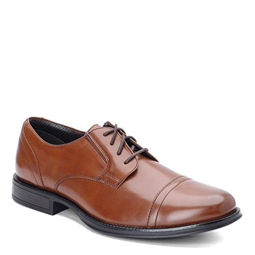 Dockers Mens Garfield Dress Cap Toe Oxford Shoe - Wide Widths Available, Tan, 11.5 W #TOP3