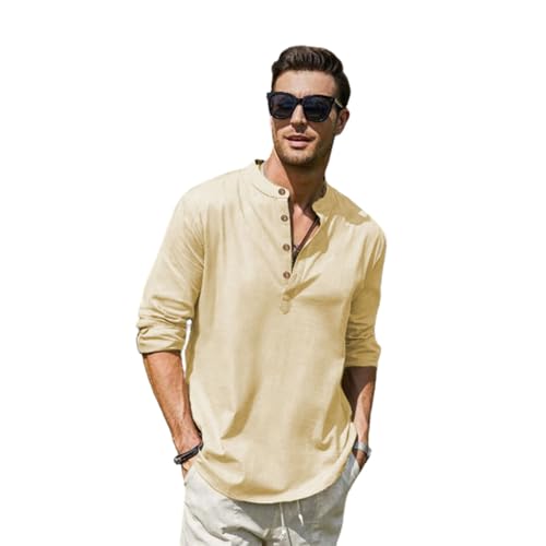 Image of Vida Loca Men Full Sleeve Solid Cotton Blend Straight Slim Fit Kurta Shirt for Men's.