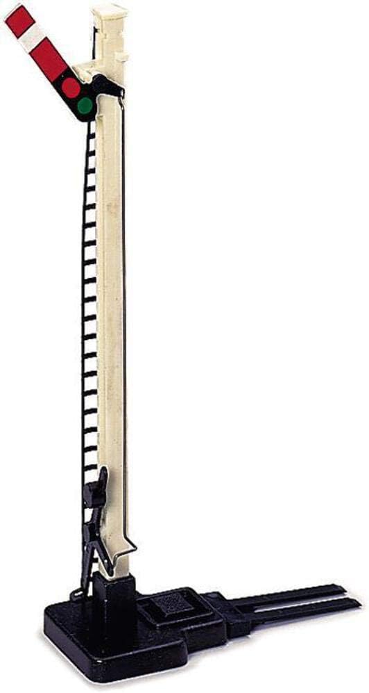 HORNBYSingle Home Signal Display OO Scale Model Train Track Accessory R171 Small, White & Red