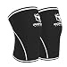 Iron Bull Strength Knee Sleeves 7mm (1 Pair) - High Performance Knee Sleeve Support for Weight Lifting, Cross Training & Powerlifting - Best Knee Wraps & Straps Compression - for Men and Women