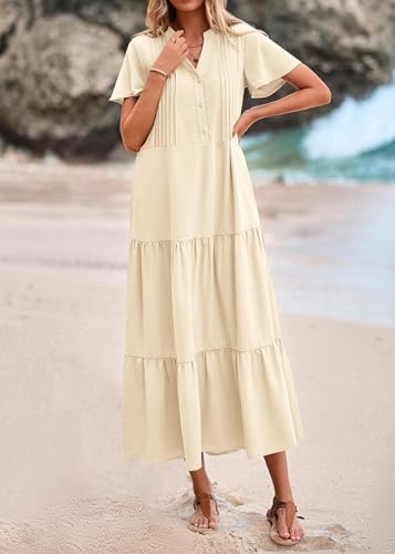 Image of KIRUNDO Summer Maxi Dresses for Women 2026