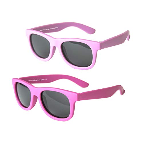 Vintage 2 Pack- Baby, Toddler's First Sunglasses for Ages 1-2 Years