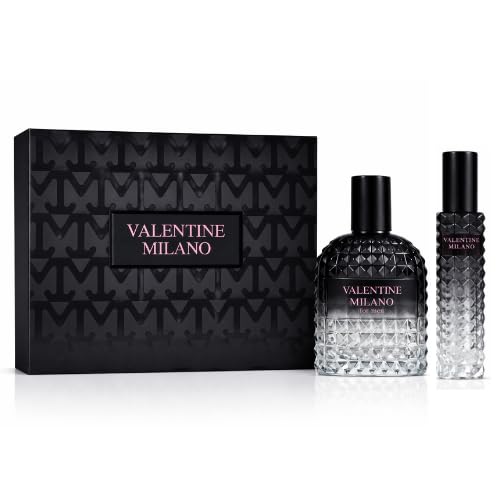 Valentine Milano Cologne for Men, Eau de Parfum, Woody Aromatic Fragrance with Violet Leaf, Ginger, Smoked Vetiver Notes, 3.4 Fl Oz/100ML + 30 ML Travel Spray, Fragrance for Men Gift Set - Image 9