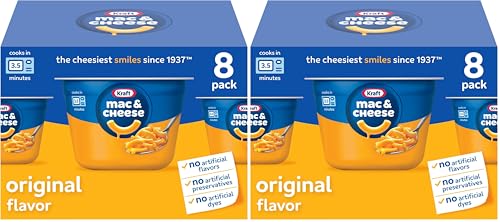 Kraft Original Easy Microwavable Macaroni and Cheese Cups (8 ct