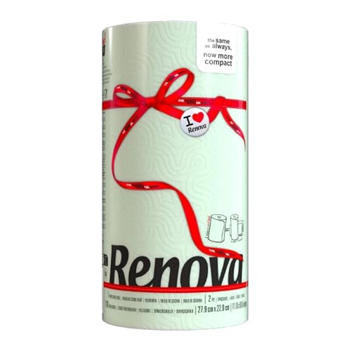 Renova Mint Paper Towel Roll 2 Ply 120 Sheets – Same Count, Now More Compact and Absorbent