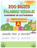 200 básico palabras visuales, cuaderno de actividades para jardin de...