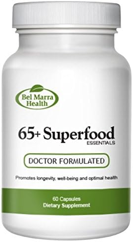Bel Marra Health 65 Superfood Anti-Oxidant Multivitamin - Acai and Resveratrol - Supports Heart Health, Fights Premature Aging - 60 Capsules