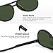 STORYCOAST Polarized Aviator Sunglasses for Men Women Classic Retro Aviators Sports Driving Running Sun Glasses 3Pack-Black+Dark Green+Brown