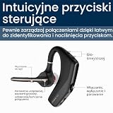 Poly Voyager Legend 50 UC bezprzewodowy zestaw słuchawkowy Bluetooth, pojedyncze ucho, mikrofon z redukcją szumów, blokada wiatru, redukcja szumów AI, etui do ładowania, bateria do 10 godzin, lekki
