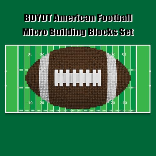American Football Micro Building Blocks Set(4752PCS) - Architectural Model Toys Gifts for Kid and Adult,3D Building Block Toys Gift for Sports Enthusiasts
