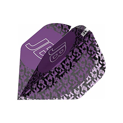 Ailettes de fléchettes violettes et noires au salon pour animer vos tournois entre amis