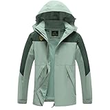 GIISAM Chaqueta impermeable para mujer, XXX-Large