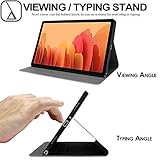 TECHGEAR Smart Case for Samsung Galaxy Tab A7 10.4" 2022/2020 (SM-T500 / T503 / T505 / T509) PU Leather Slim Smart Case Tri-fold Stand Cover with Corner Protection [Auto Wake/Sleep] - Grey - Image 4