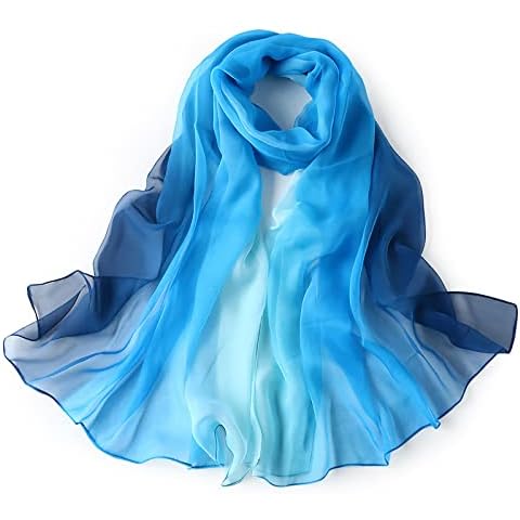 Foulard HOLEMZ Femme Bleu Dégradé Cover