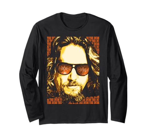 Image of Big Lebowski The Dude Portrait Long Sleeve T-Shirt