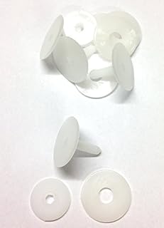 celloexpress Pack of 4 - Slim Animal Joints 45mm White - Teddy Bear & Soft Toy Making Limbs and Head Joints