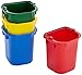 Rubbermaid Commercial Products Multi-Colored Pails, 5 Quart/Liters, Pack of 4, Utility Bucket with Built-in Spout and Handle for Cleaning/Storage/Livestock Feeding/Car Washing