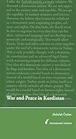 War and Peace in Kurdistan 3942961059 Book Cover