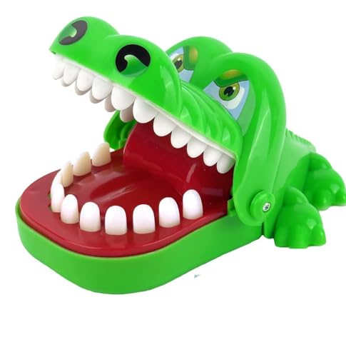 Wekuw Cocodrilo Sacamuelas Juego de Dentista de Dedo Que Muerde Cocodrilos Juguete del Juego de Habilidades de Acción Juguete Interactivo, para a Partir de 3 Años Juego Familiar Regalo Niños