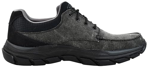 Skechers Men's Respected- Loleto Shoes, Black/Black, 9.5 M