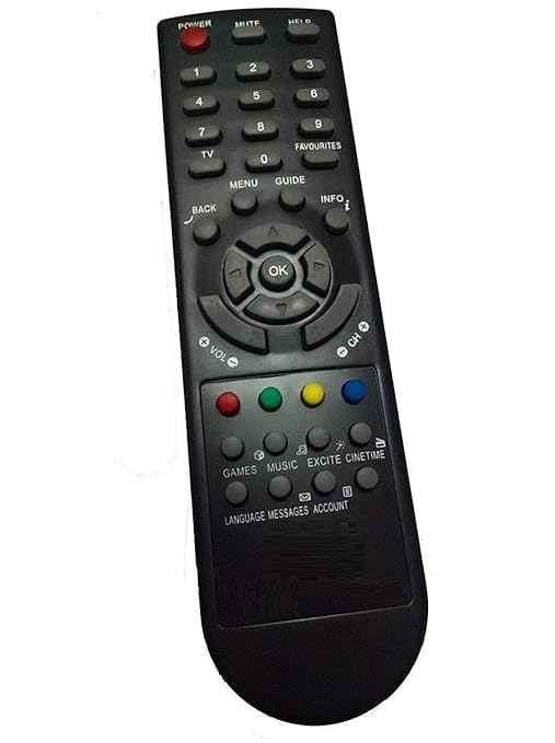 Image of Compatible Remote Control for DEN DTH Set TOP Box DTH52.