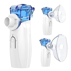 Portable Nebulizer – Nebulizer Machine for Adults and Kids Travel and Household Use, Handheld Mesh Nebulizer for Breathing Problems APOWUS.