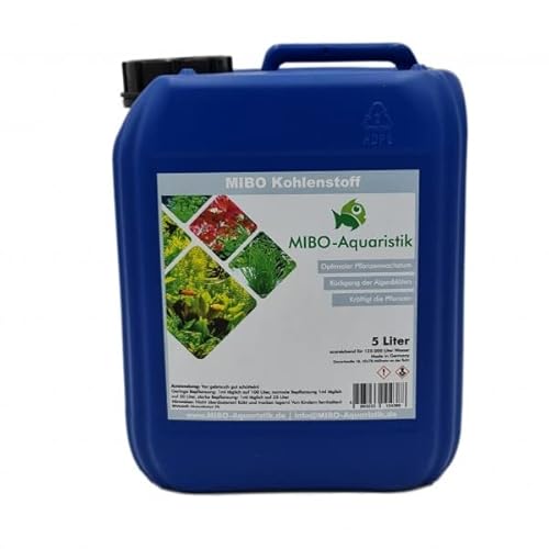 MIBO Kohlenstoffdünger 5000 ml Kanister ausreichend für 125.000 L Wasser! Jetzt NEU! Pflanzendünger Aquarium Cover
