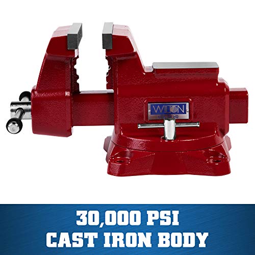 Image of Wilton Utility HD Bench Vise, 6-1 /2 inch Jaw Width, 6-1 /4 inch Jaw Opening, 4-1 /4 inch Throat (Model 656UHD)