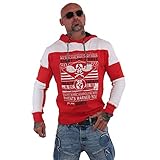 yakuza kapuzenpullover herren Prints auf der Vorder- und Rückseite