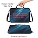 Meffort Inc 15 15.6 inch Laptop Sleeve Bag Carrying Case with Hidden Handle and Adjustable Shoulder Strap - Loving Bird Design