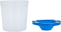 Vista 7 de Juvale Paquete de 12 vasos de pintura antiderrames con tapas para niños, suministros de arte y manualidades para aulas (4 colores, 3 x 3 pulgadas)