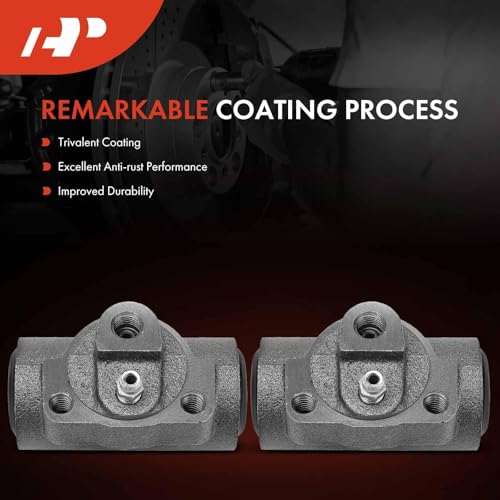 Image of A-Premium Rear Driver & Passenger Drum Brake Wheel Cylinder Compatible with Select Chevrolet, GMC, Cadillac Models - Tahoe, Yukon, Express 2500, Escalade, Savana 3500, Blazer, C1500 Suburban, 2-PC Set