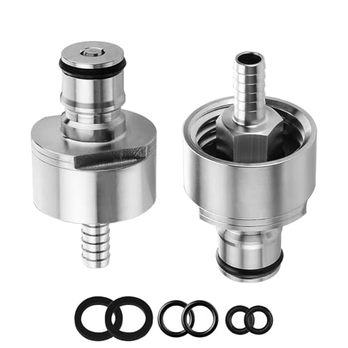 Stainless Steel Force Carbonation Cap –Ball Lock Carbonator for Soda Bottle