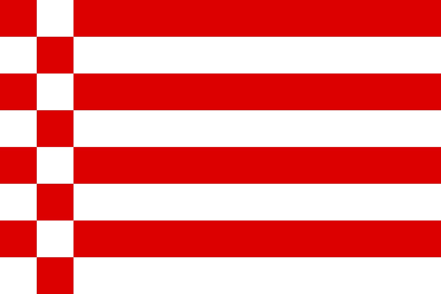 Drapeau paysage Brême 1.5m² grand format de qualité supérieure