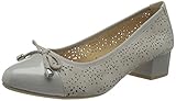  Caprice Leder 22501 Comfort Pumps, Grau (LT GREY COMB 208), 38 EU