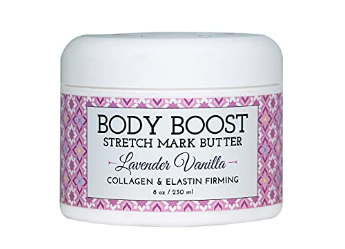 Body Boost Lavender Vanilla Stretch Mark Butter And Sugar Scrub Duo #TOP1