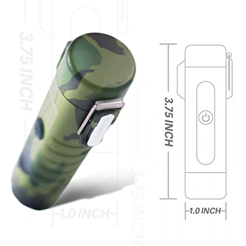 Encendedor plasma recargable impermeable con linterna LED miniatura 3