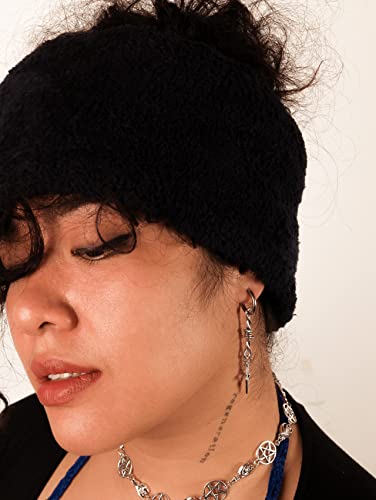 Sacina Gothic Punk Grunge Spike Earrings, Goth Emo Punk Grunge Earrings, Goth Jewelry, Halloween Christmas Jewelry Gift For Women2