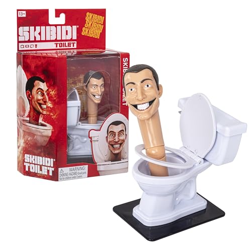 Skibidi Toilet Deluxe Figure Series 2 Collectable Figures YouTube Animation Sensation Officially Licensed Skibidi Toilet Merch Likely White