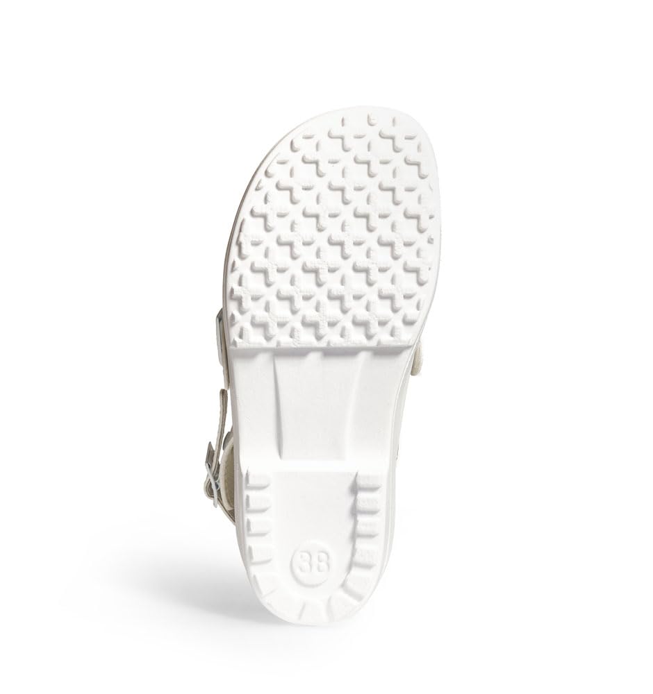 Abeba - Calzado de protección para Hombre Blanco Blanco 36 EU
