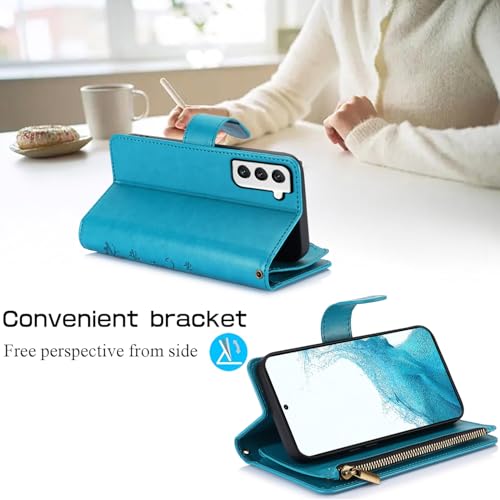 Coque Samsung Galaxy S22 YM020 Bleu evite les rayures et chutes accidentelles