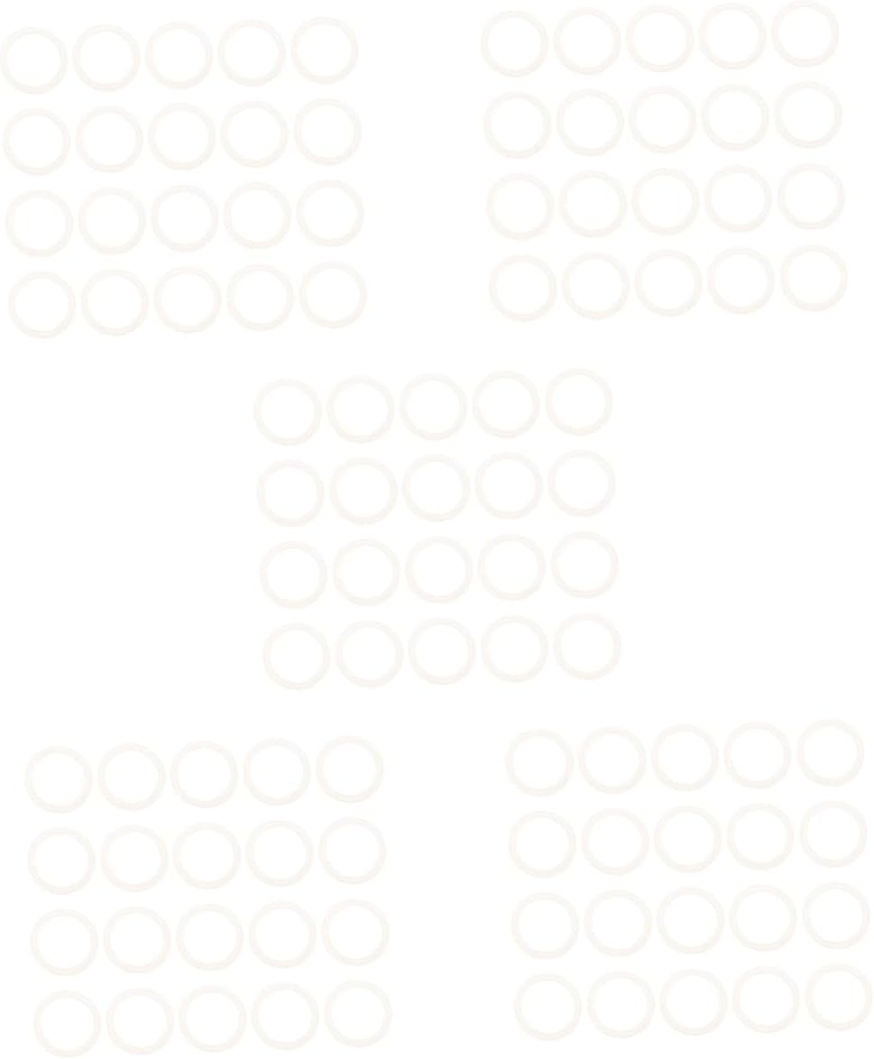 100pcs Leakproof Silicone Sealing for Jars Wide Mouth Gaskets for Airtight Storage for Preserving Fruits Vegetables and Homemade Foods