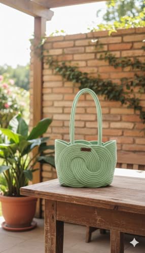 Image of Handbag for Women | Handmade Natural Cane & Dry Grass Tote Bag | Stylish Shoulder Bag for Women | Ladies Purse for Office, Travel & Daily Use | Gift for Women