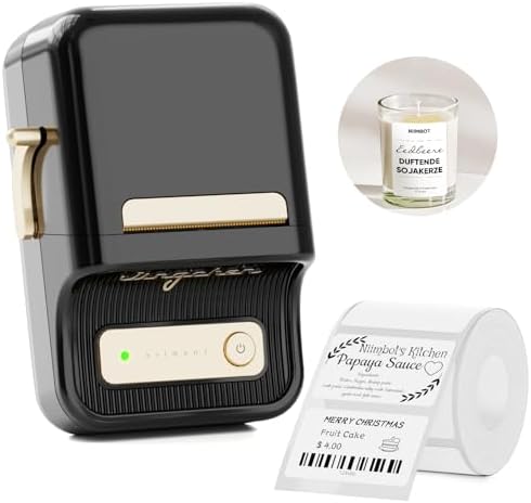 NIIMBOT B21 Label Maker, Thermal Label Printer, Portable Inkless ...