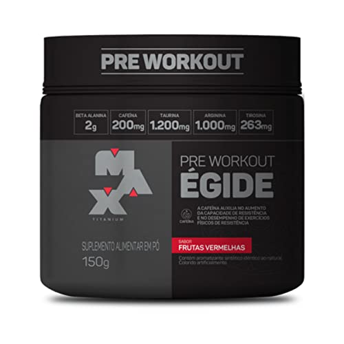 Égide Pré Treino Concentrado Max Titanium | Pré-treino de alta performance | Energizante | Taurina |
