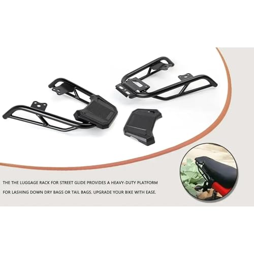 Support de bagages en fer de qualité pour moto Navi